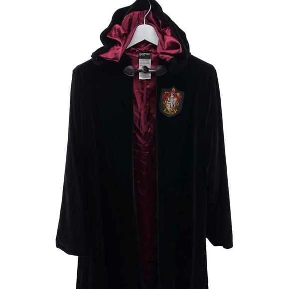 Wizarding World Of Harry Potter Other - 🎃 Harry Potter Unisex Gryffindor Heavyweight Blk Velvet Robe Cosplay Halloween